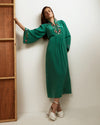 Zoya Silk Dress - Jade