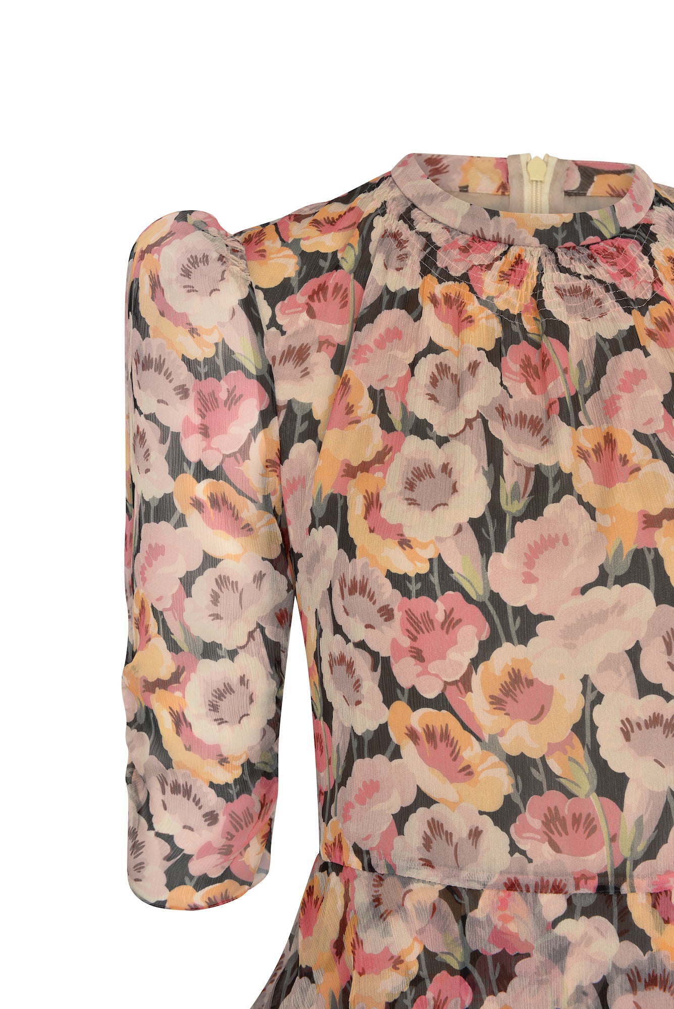 Hania Silk Dress - Petunia