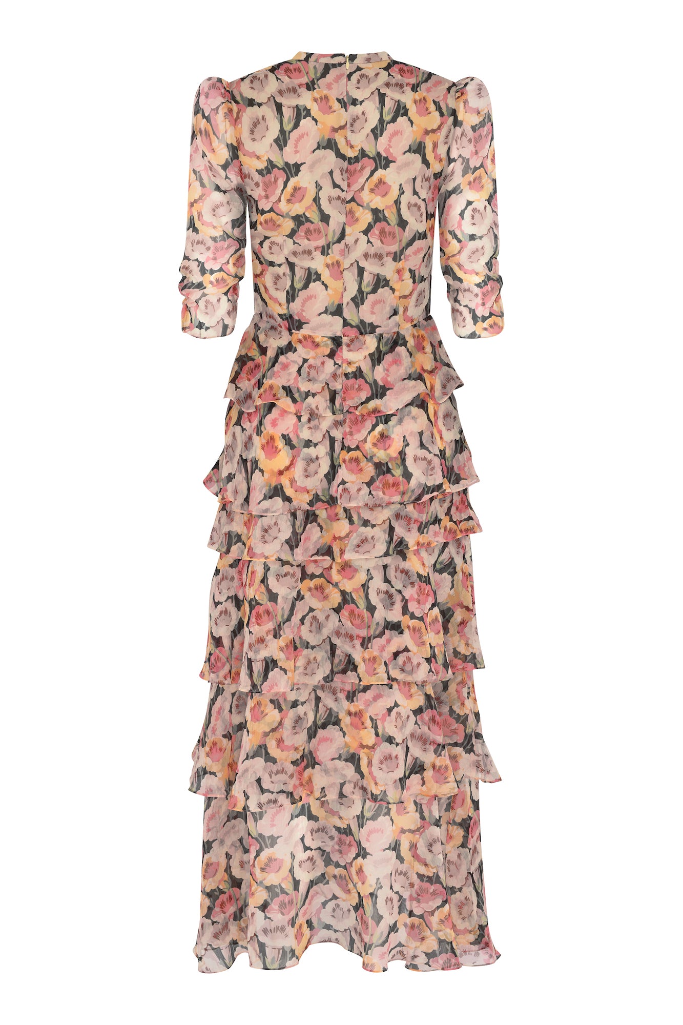 Hania Silk Dress - Petunia