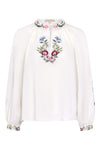 Margarita Silk Blouse - Cream