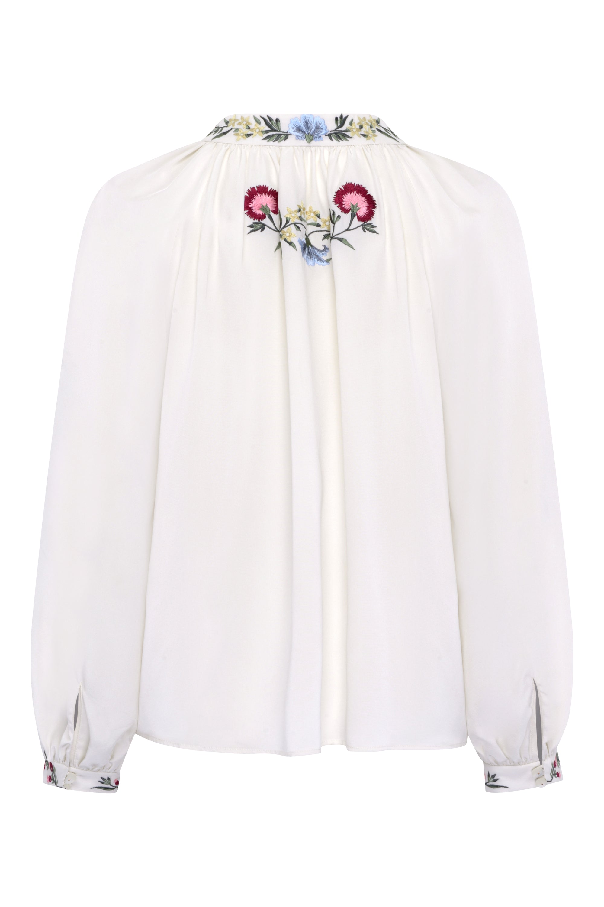Margarita Silk Blouse - Cream