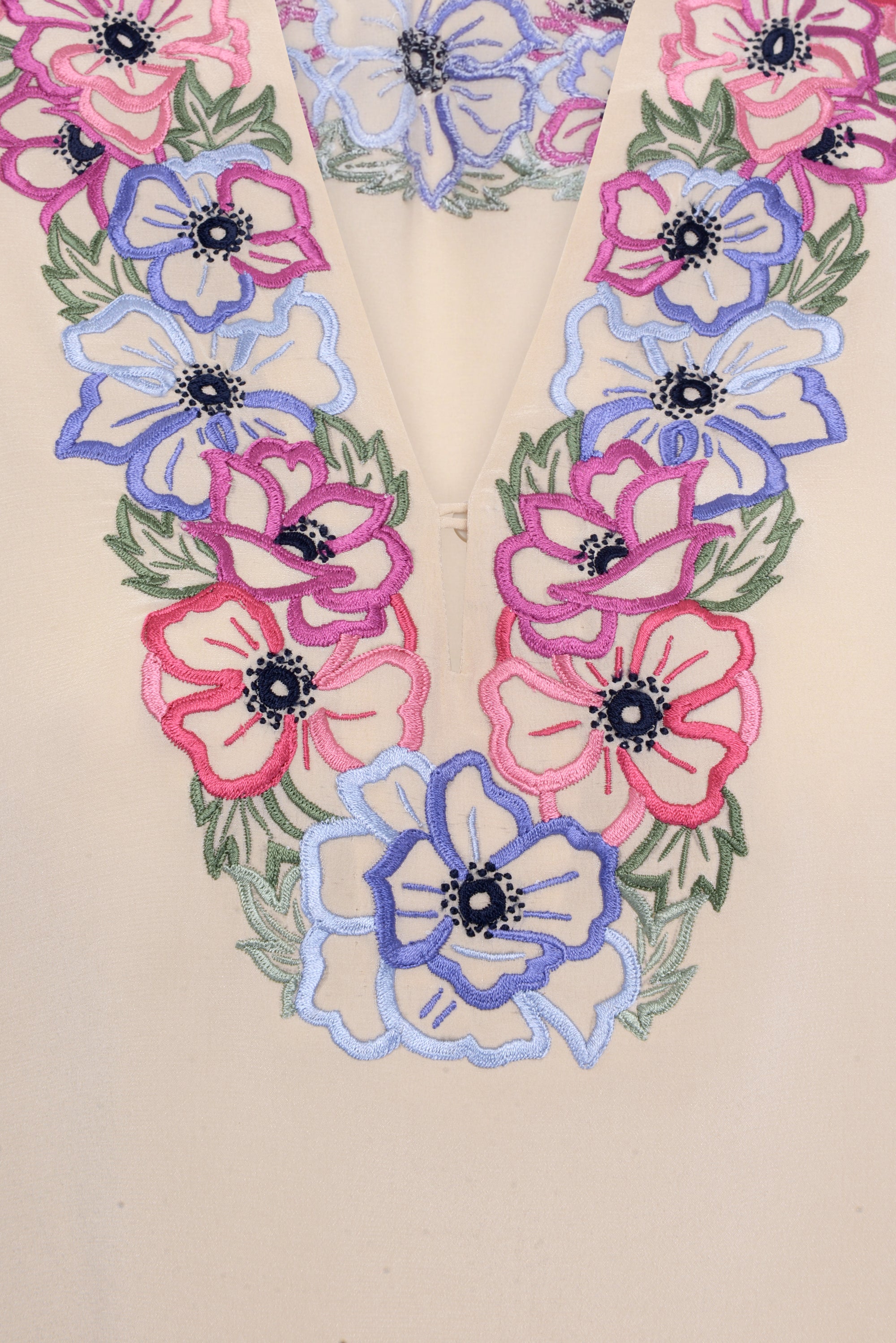 Natasha Silk Blouse - Cream