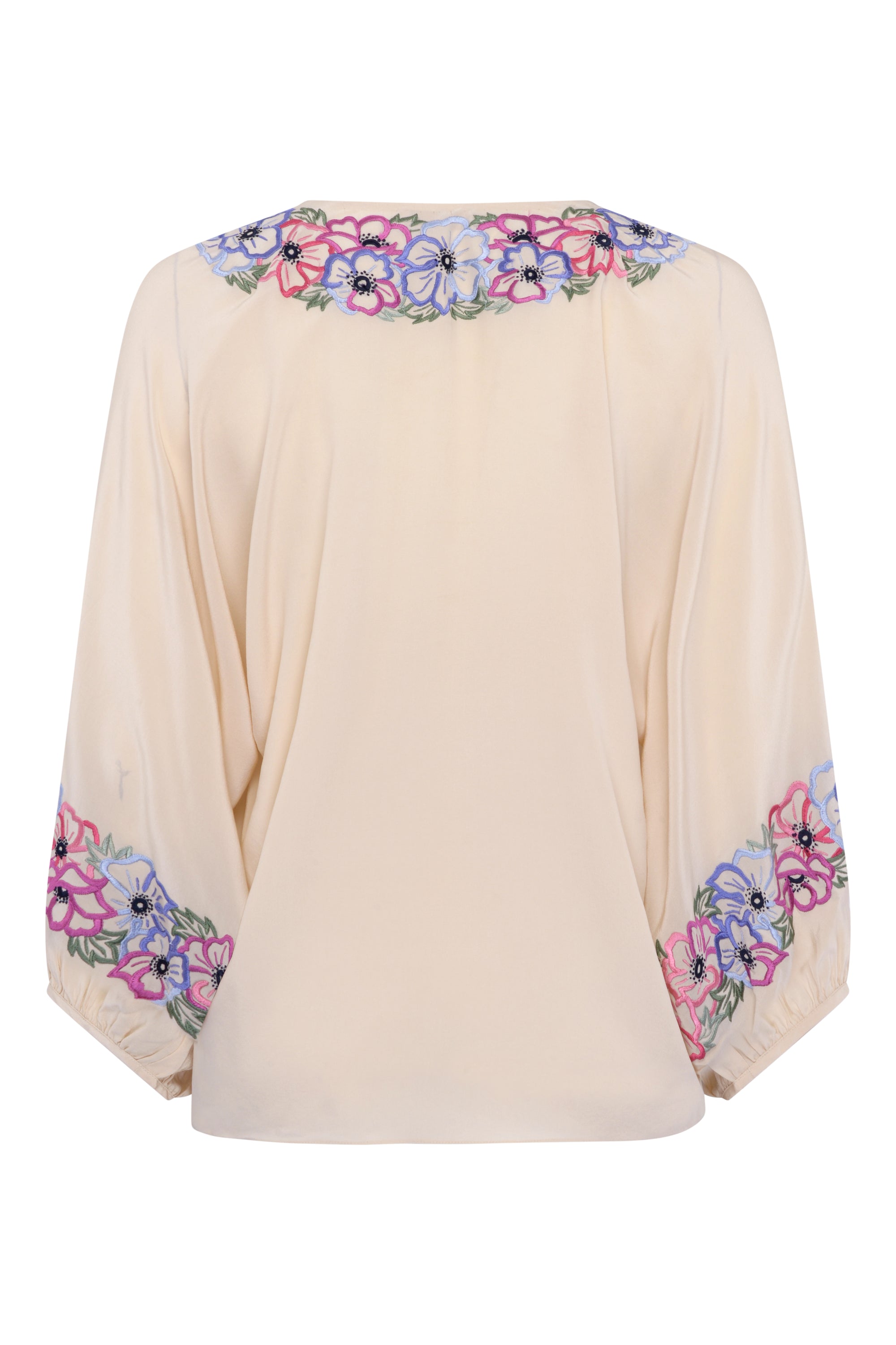 Natasha Silk Blouse - Cream