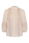 Kira Cotton Jacquard Blouse