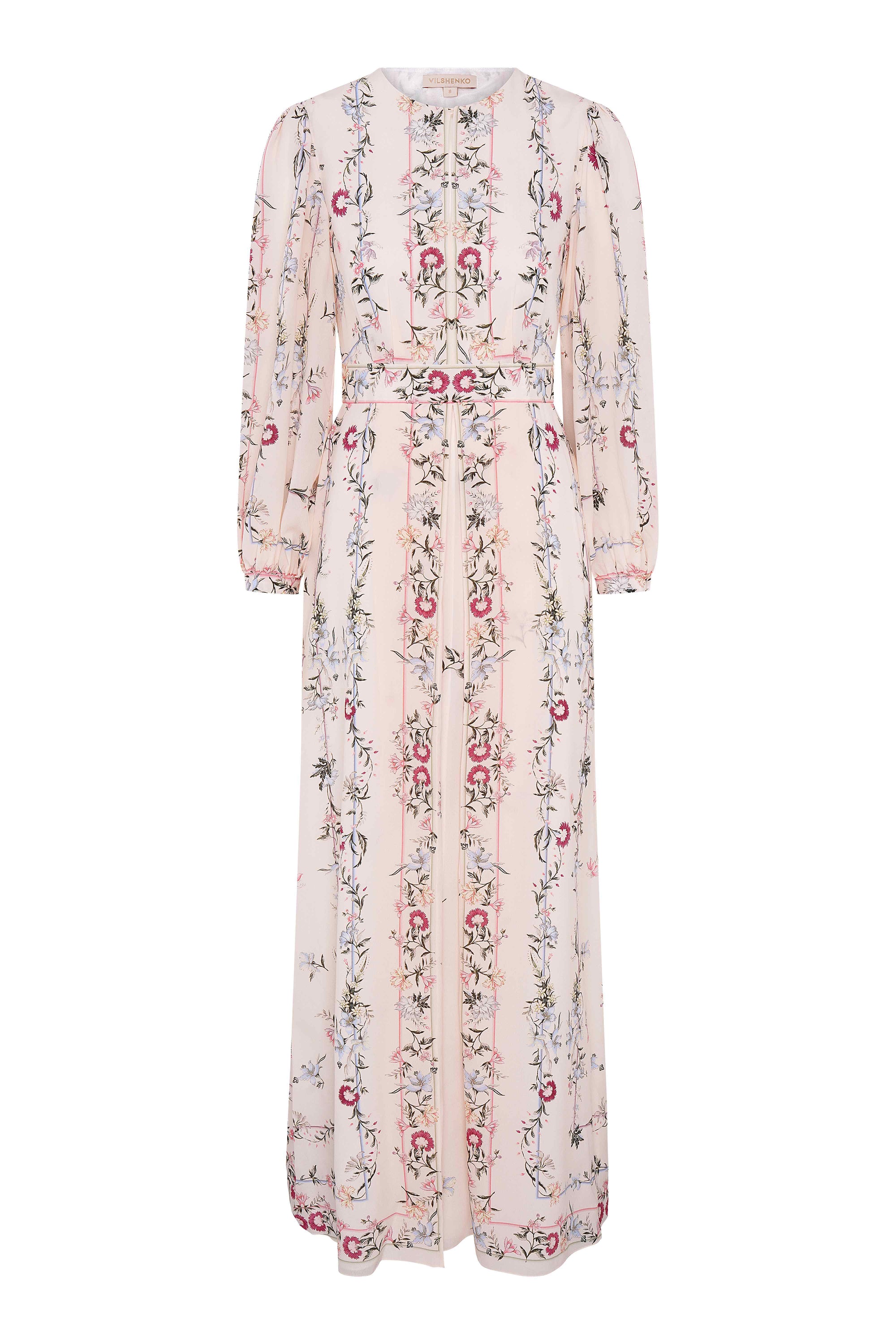 Julia Silk Dress - Cream