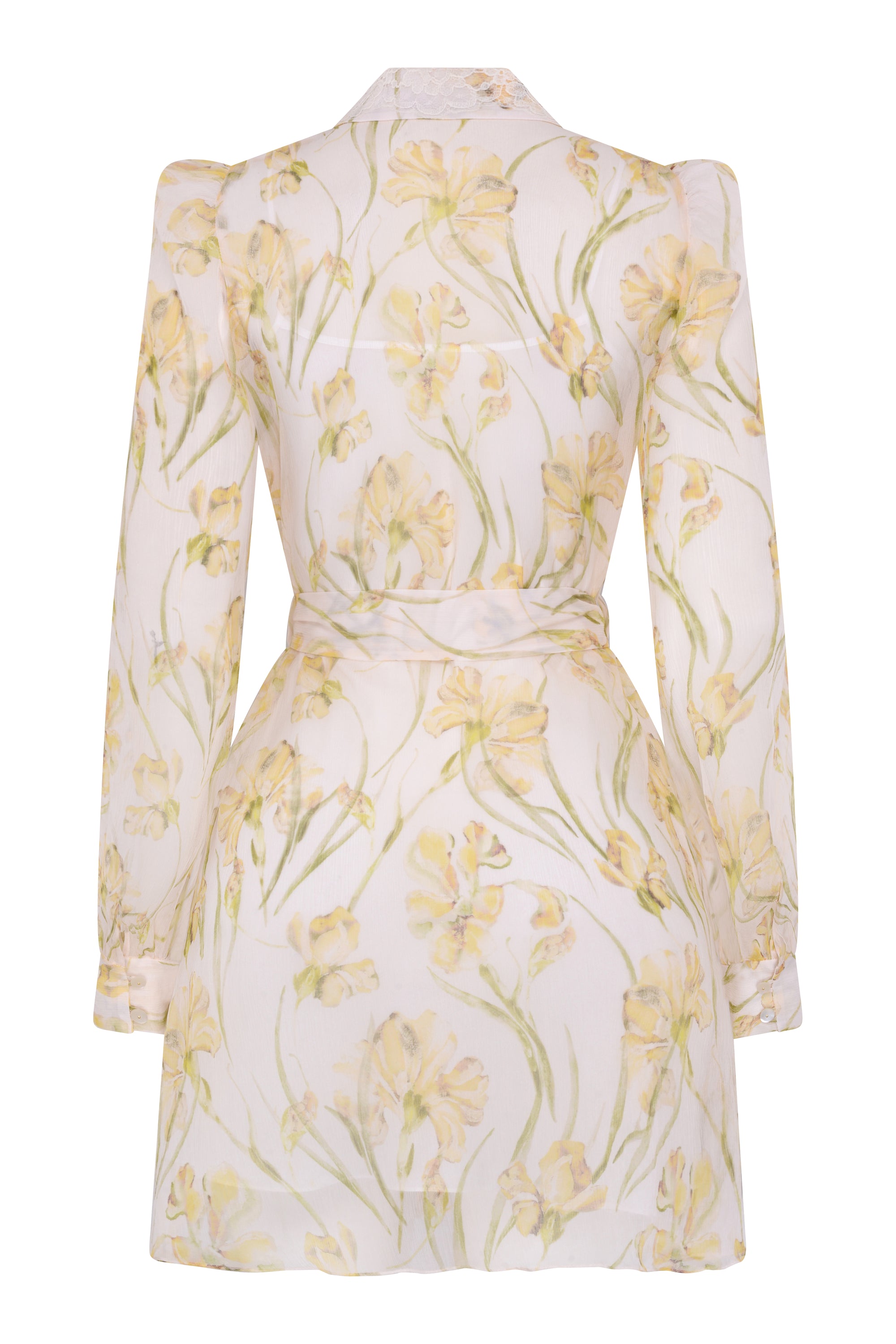 Selena Mini Dress-Iris Print