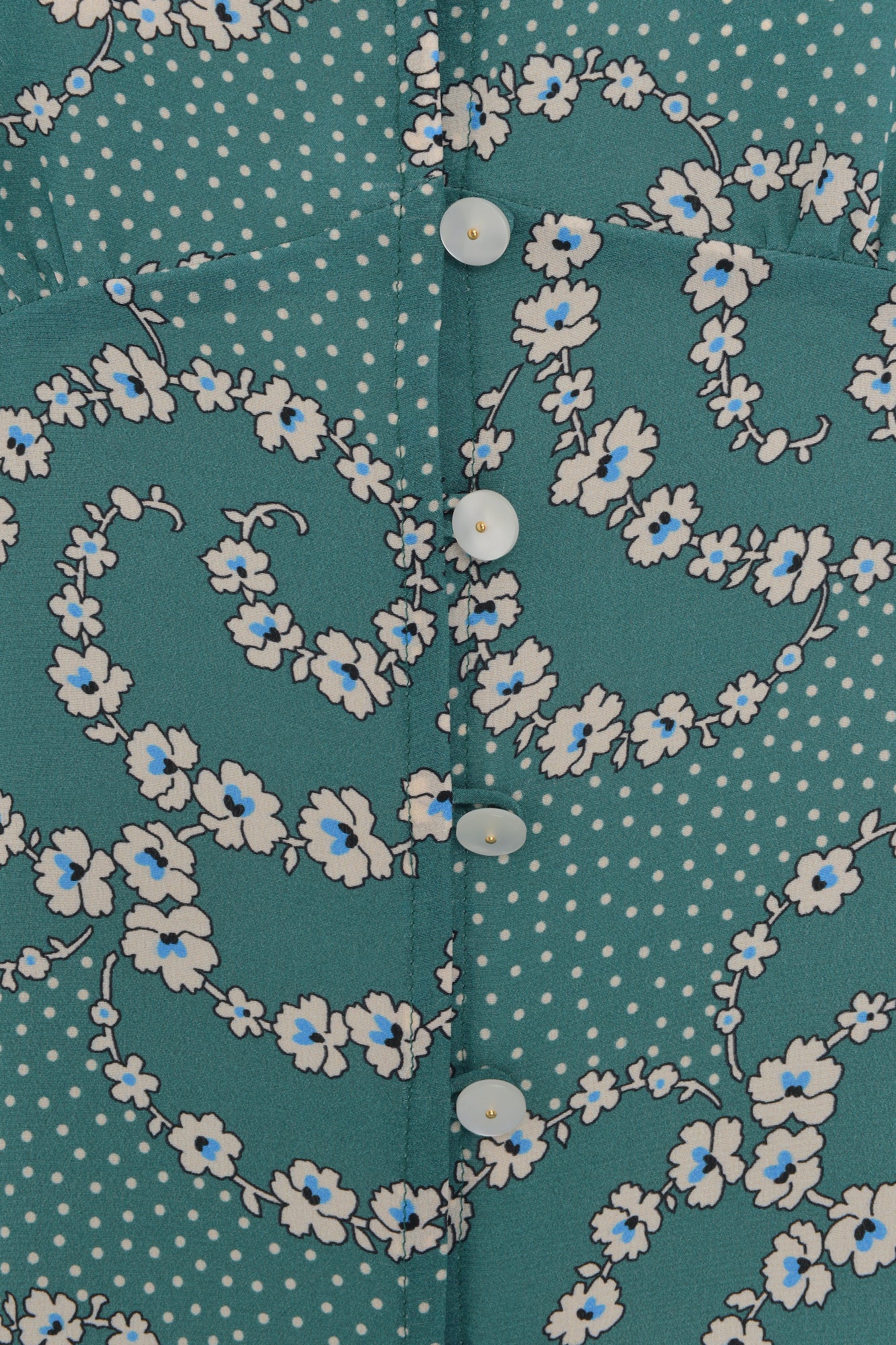 Tanya Silk Blouse - Emerald