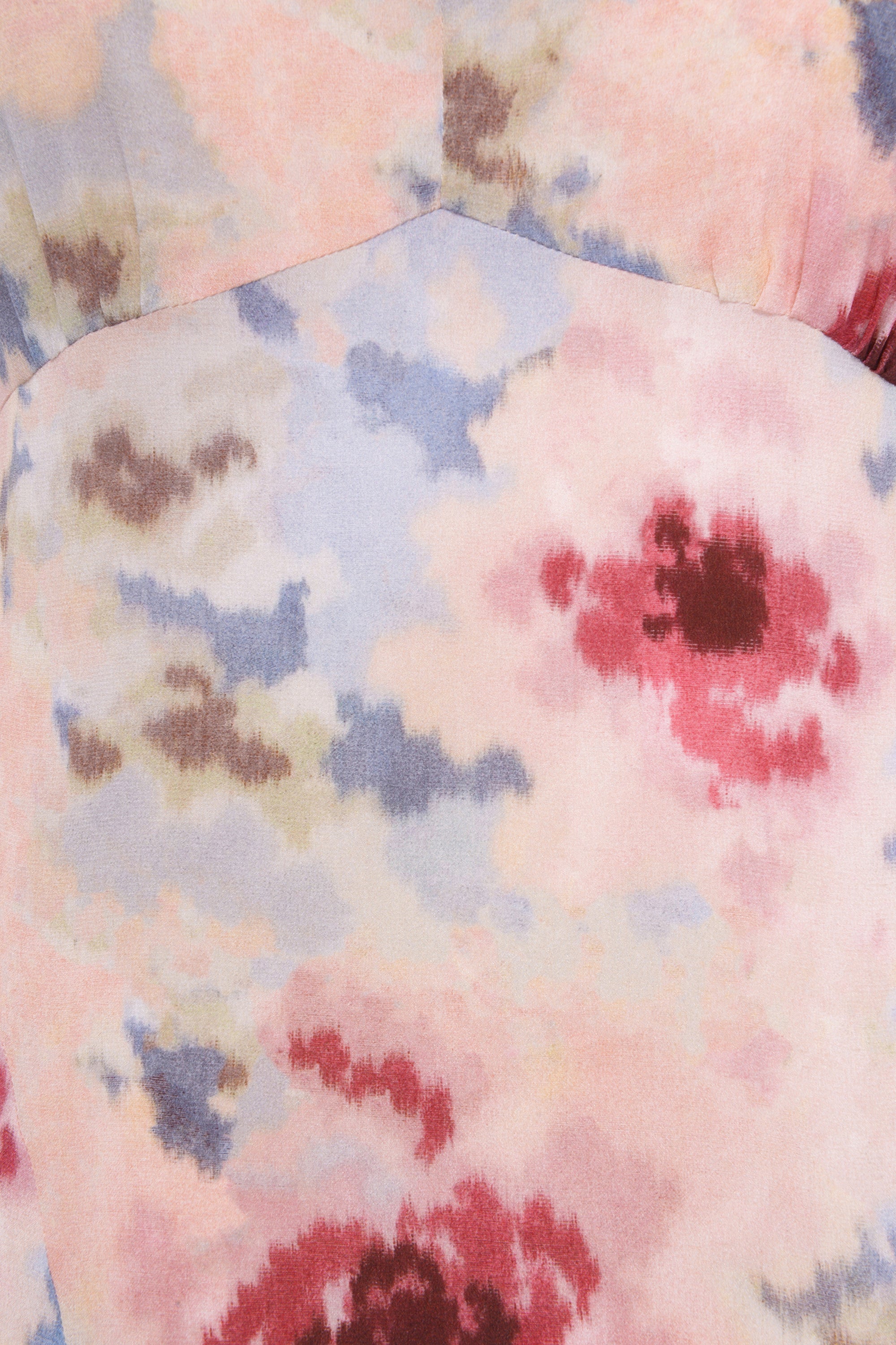 Tamara Silk Dress - Cloud Print