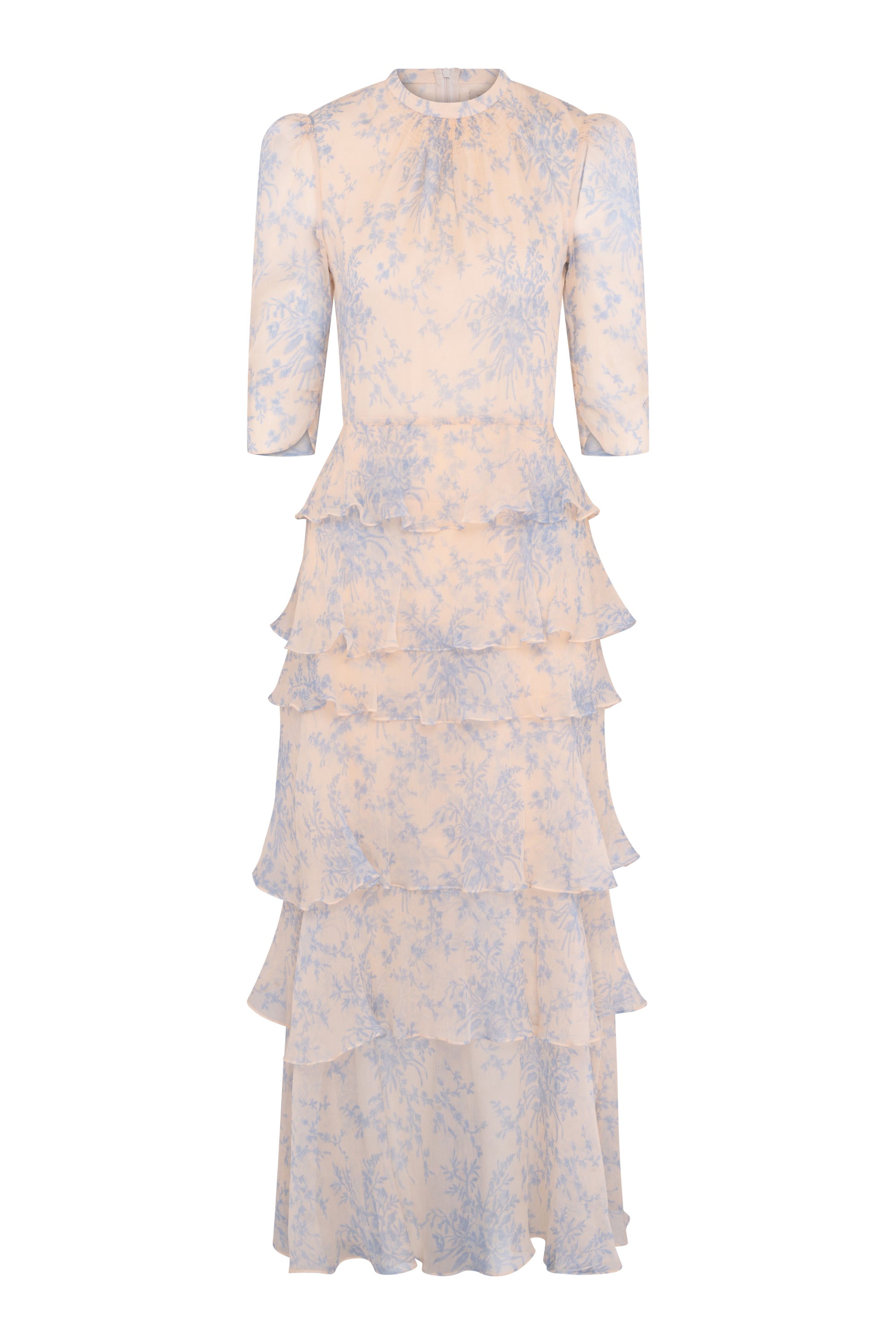 Hania Silk Dress - Versailles