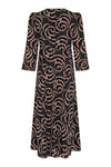 Elena Silk Dress - Black