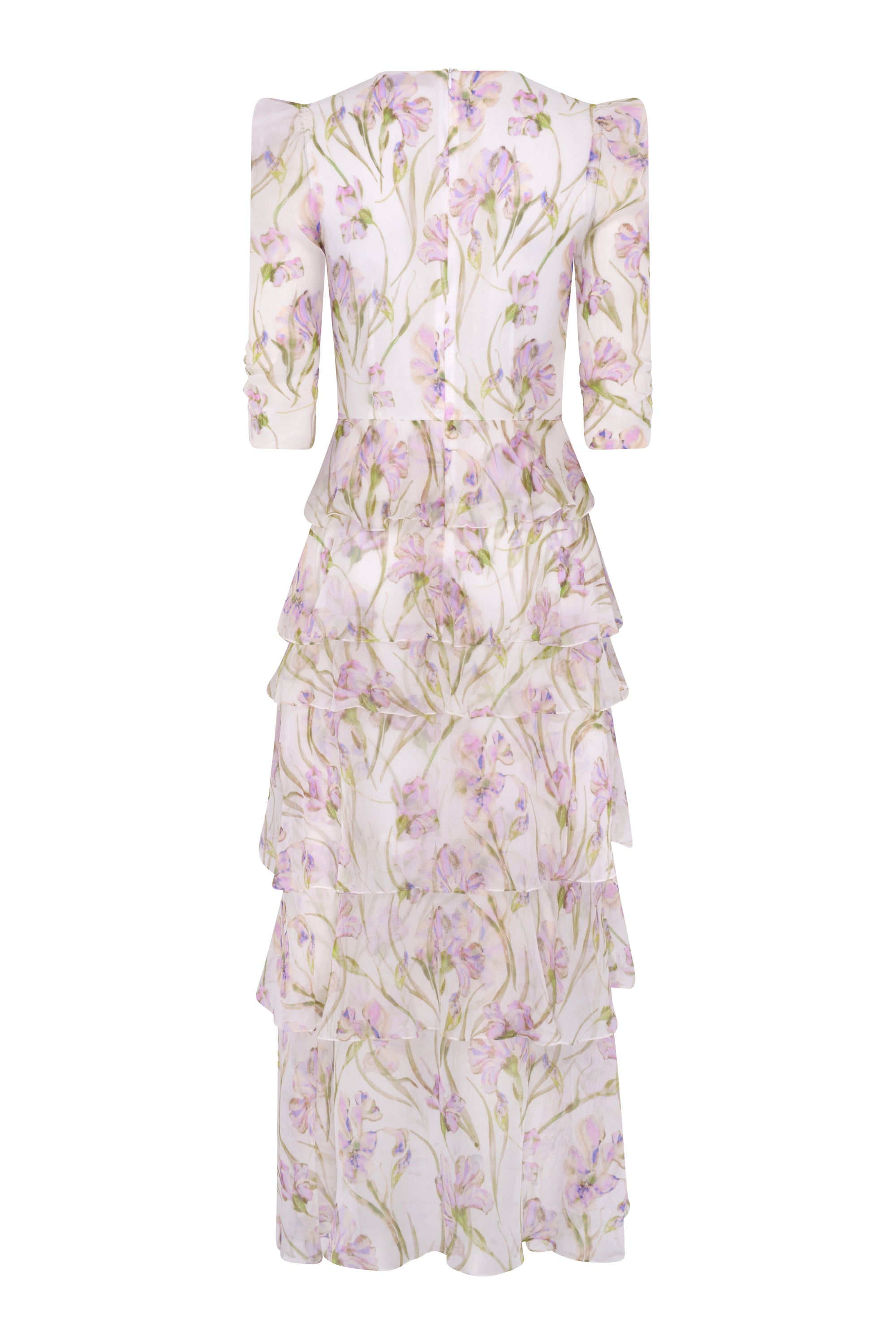 Ester Silk Dress - Lilac Iris