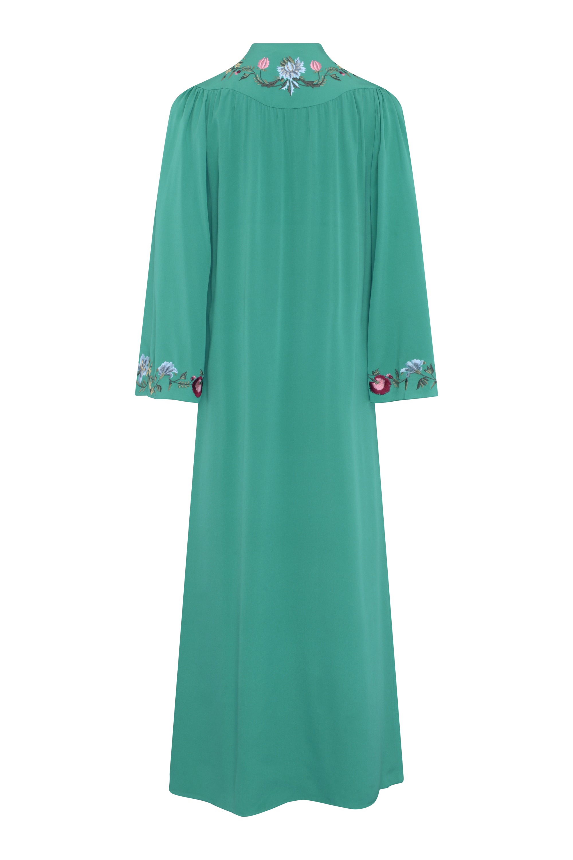 Zoya Silk Dress - Jade