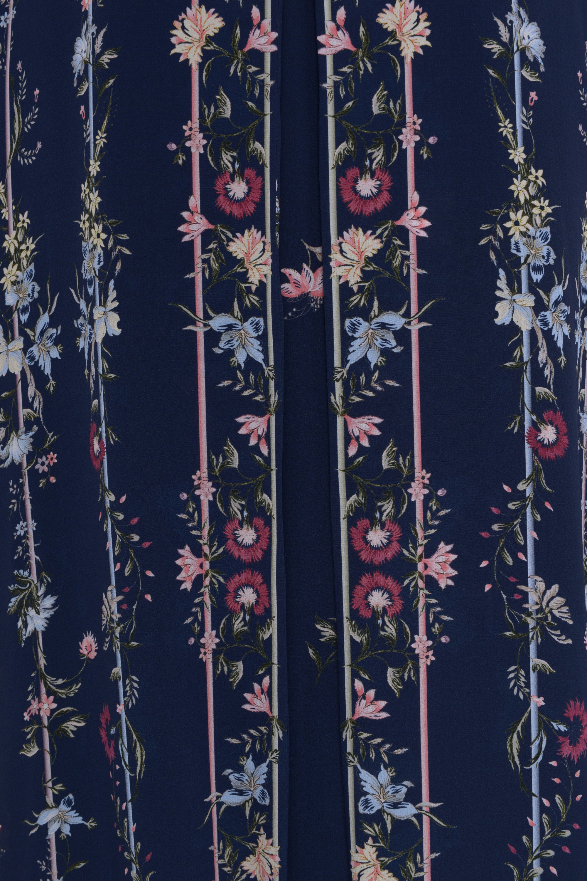 Julia Silk Dress - Navy