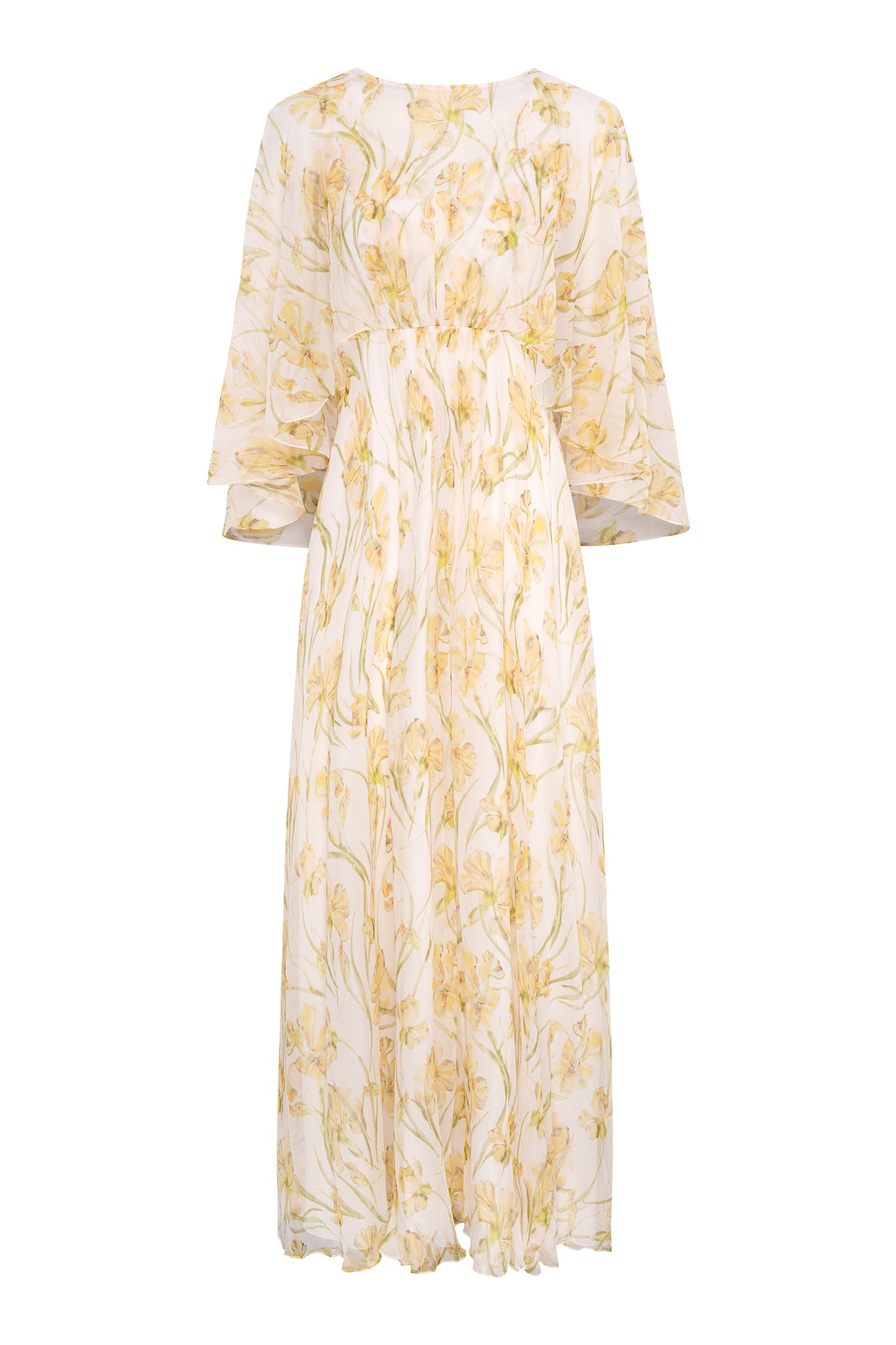 Fekla Silk Dress -  Yellow Iris
