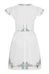Kharlie Cotton Linen Dress - White