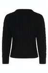 Vanessa Cashmere Blend Cardigan - Black