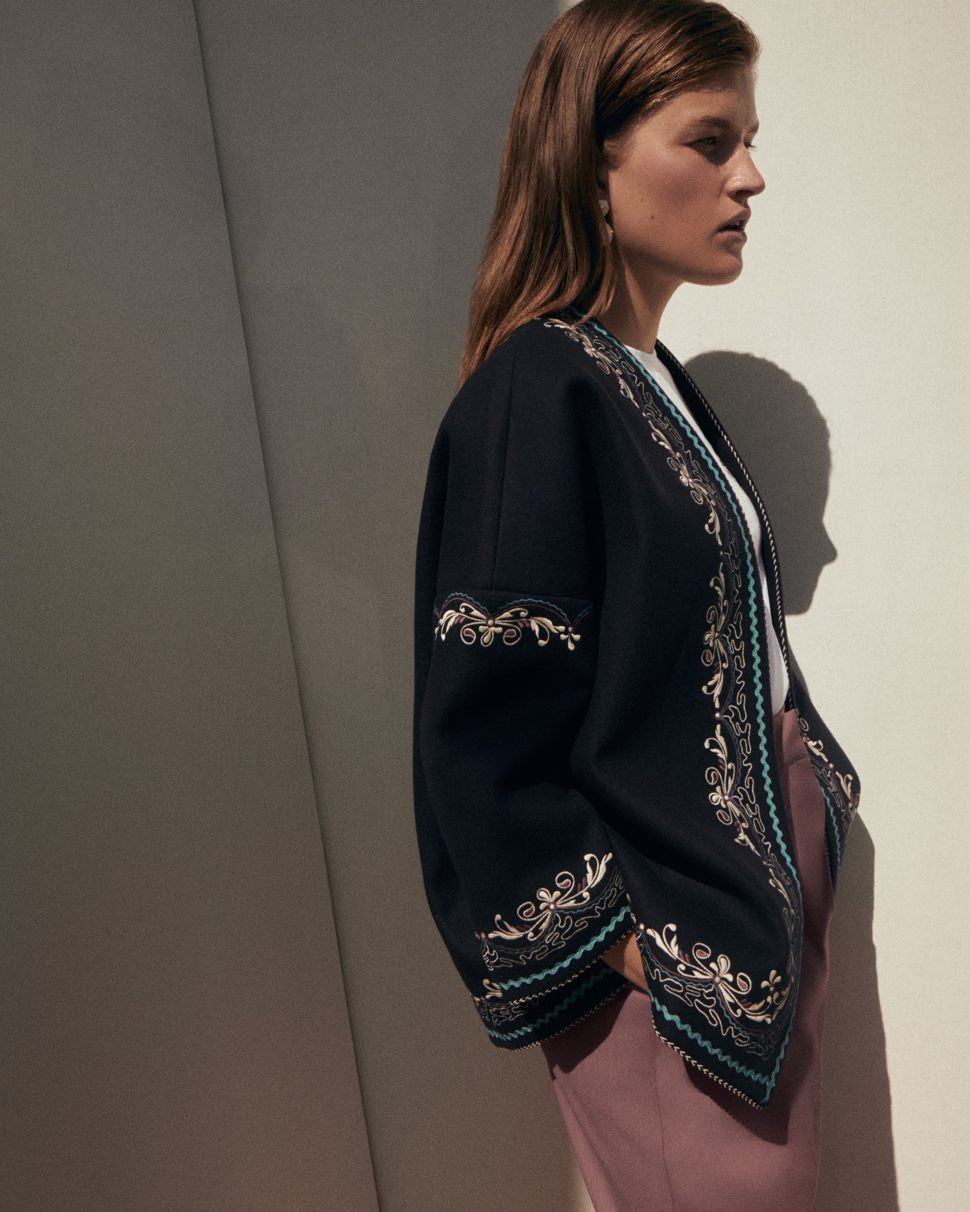 Nelly Wool Jacket - Navy