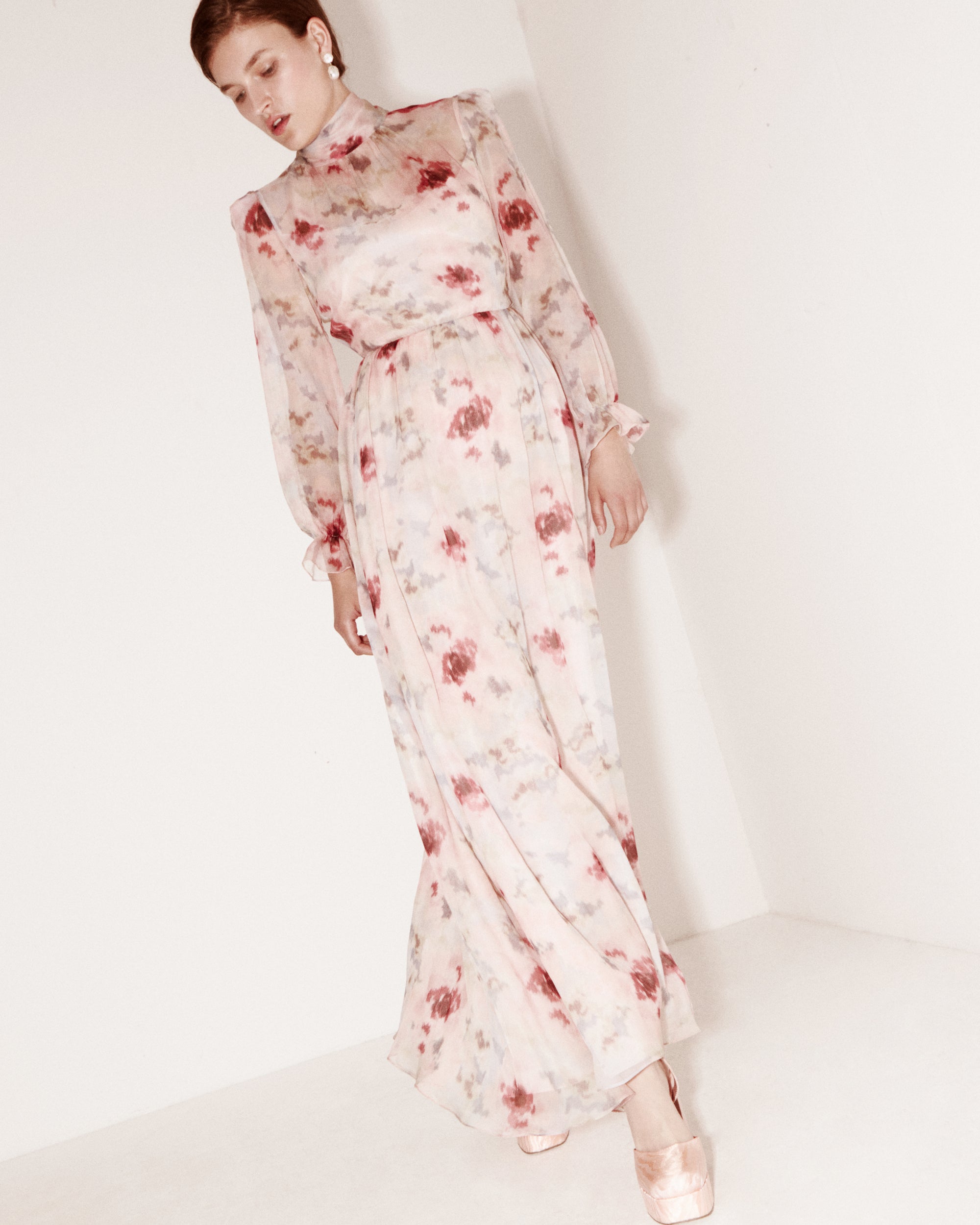 Veronika Dress - Cloud Print