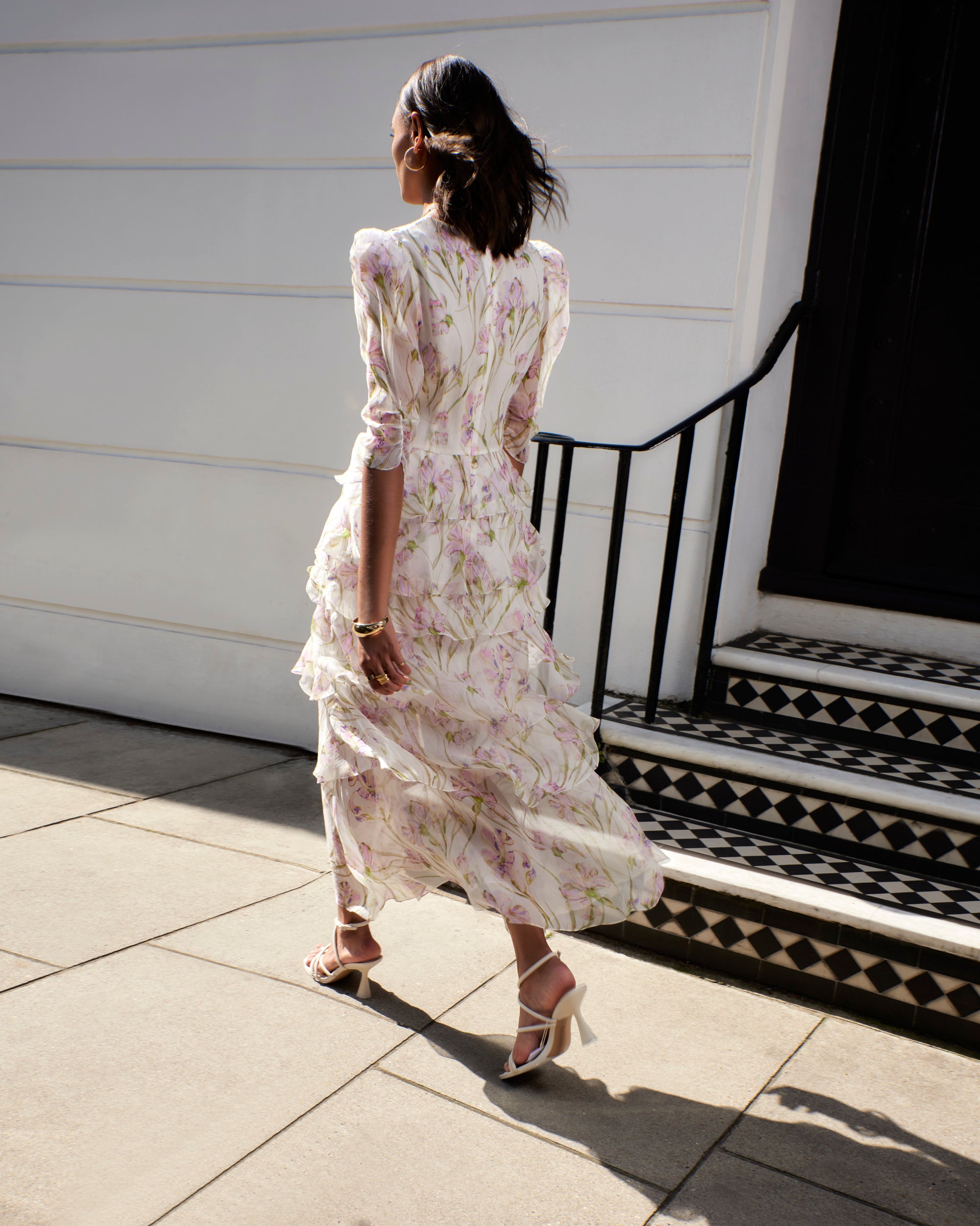 Ester Silk Dress - Lilac Iris