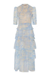 Hania Silk Dress - Powder Blue