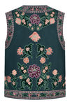 Becca Wool Waistcoat Forest