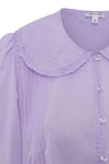 Beatrice Cotton Blouse - Lilac