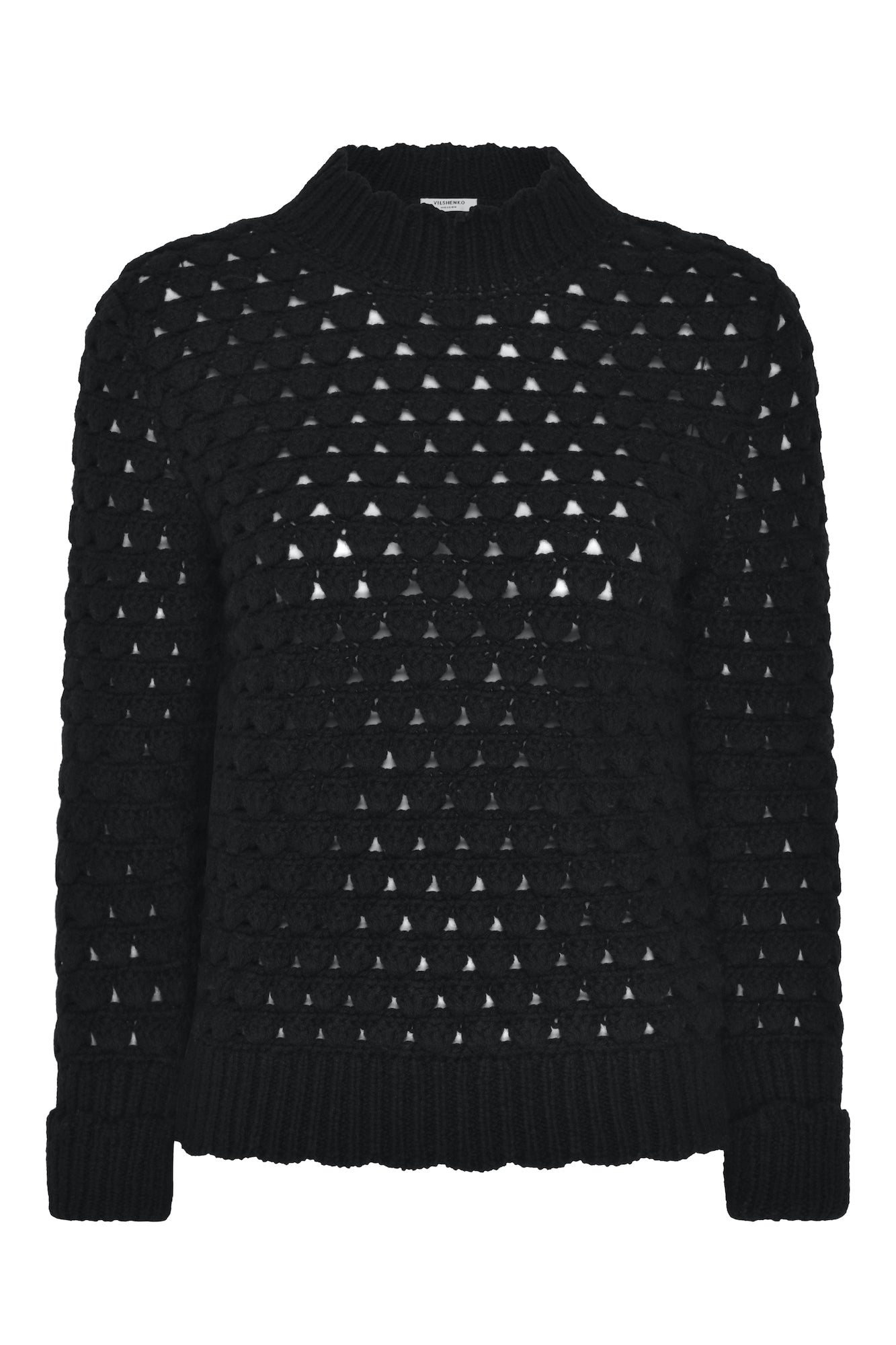Elise Cashmere Blend Jumper Black Vilshenko