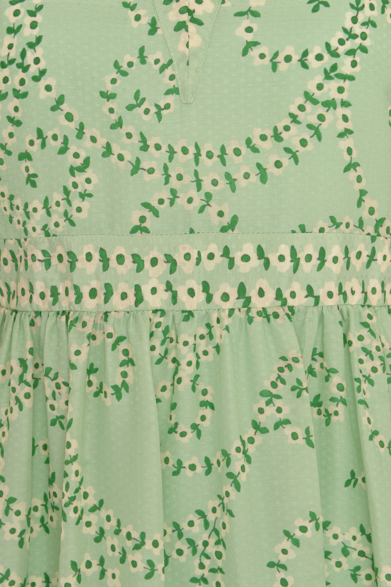 Kalina Cotton Silk Dress Green