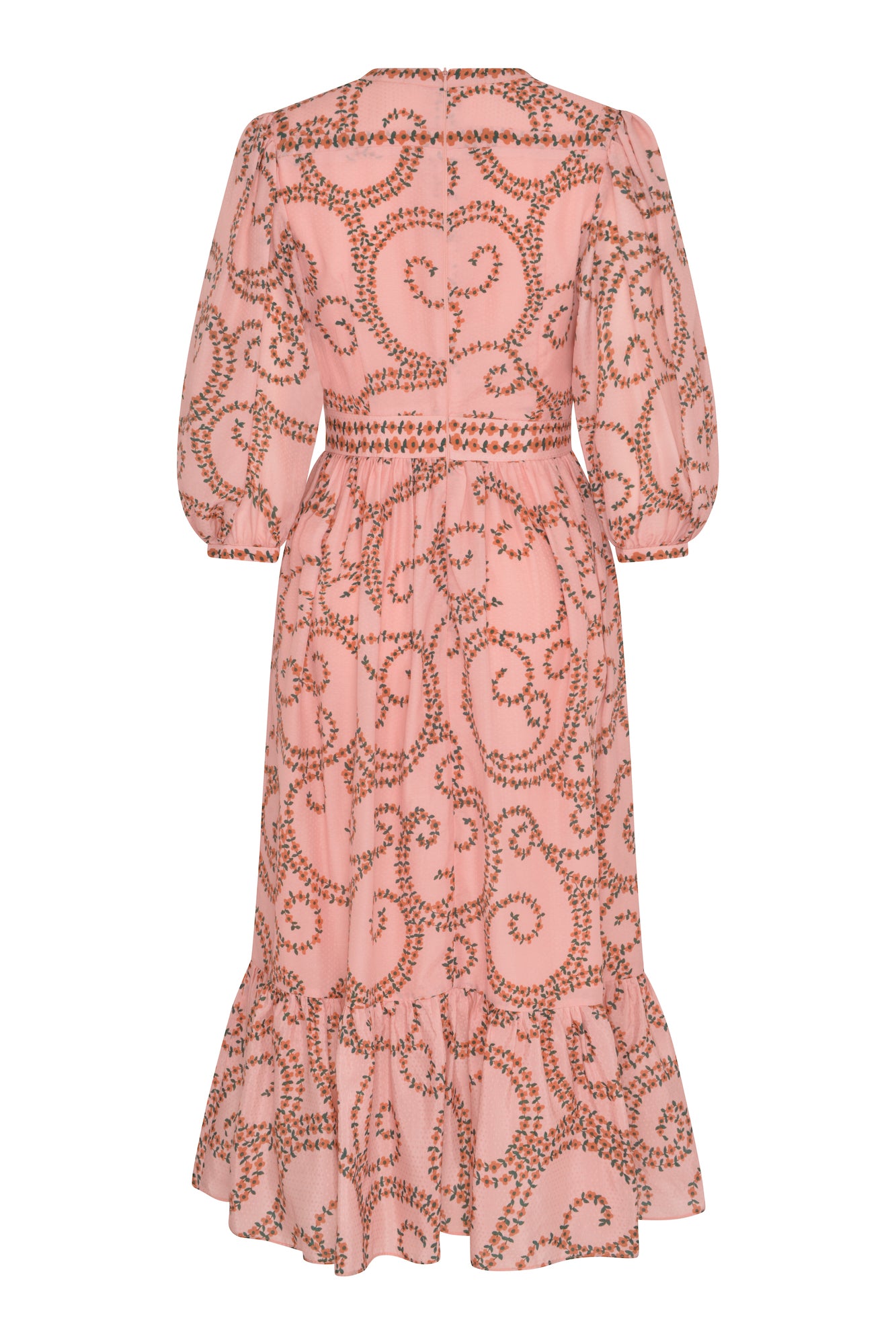 Kalina Cotton Silk Dress Pink