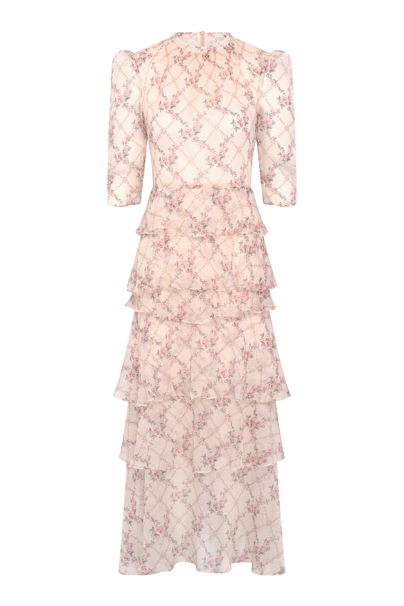 Hania Silk Dress Berries Vilshenko