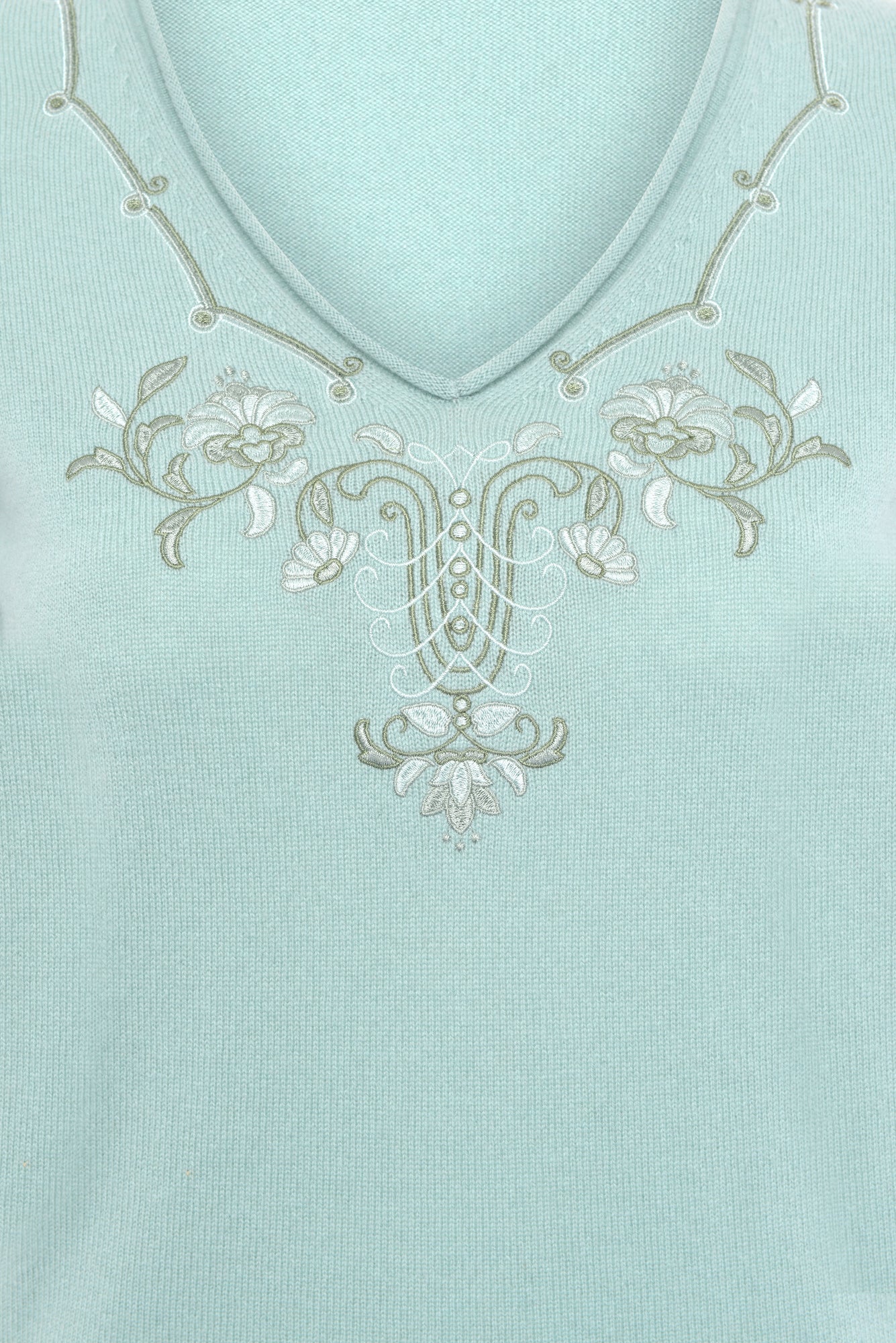 Annabelle Cashmere Wool Jumper - Mint