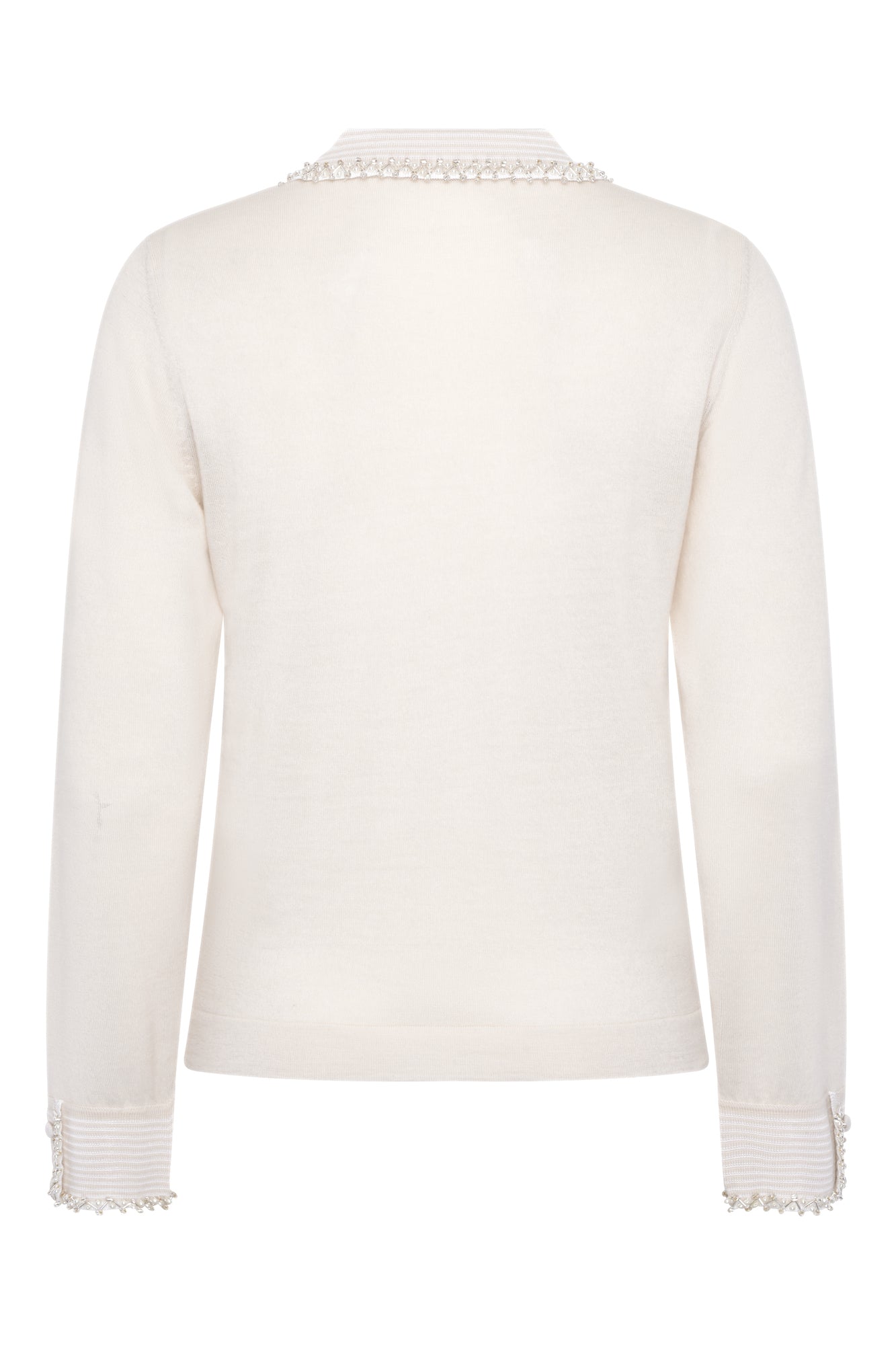 Grace Wool Cashmere Jumper - Ivory