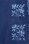 Grain Cotton Blouse - Navy