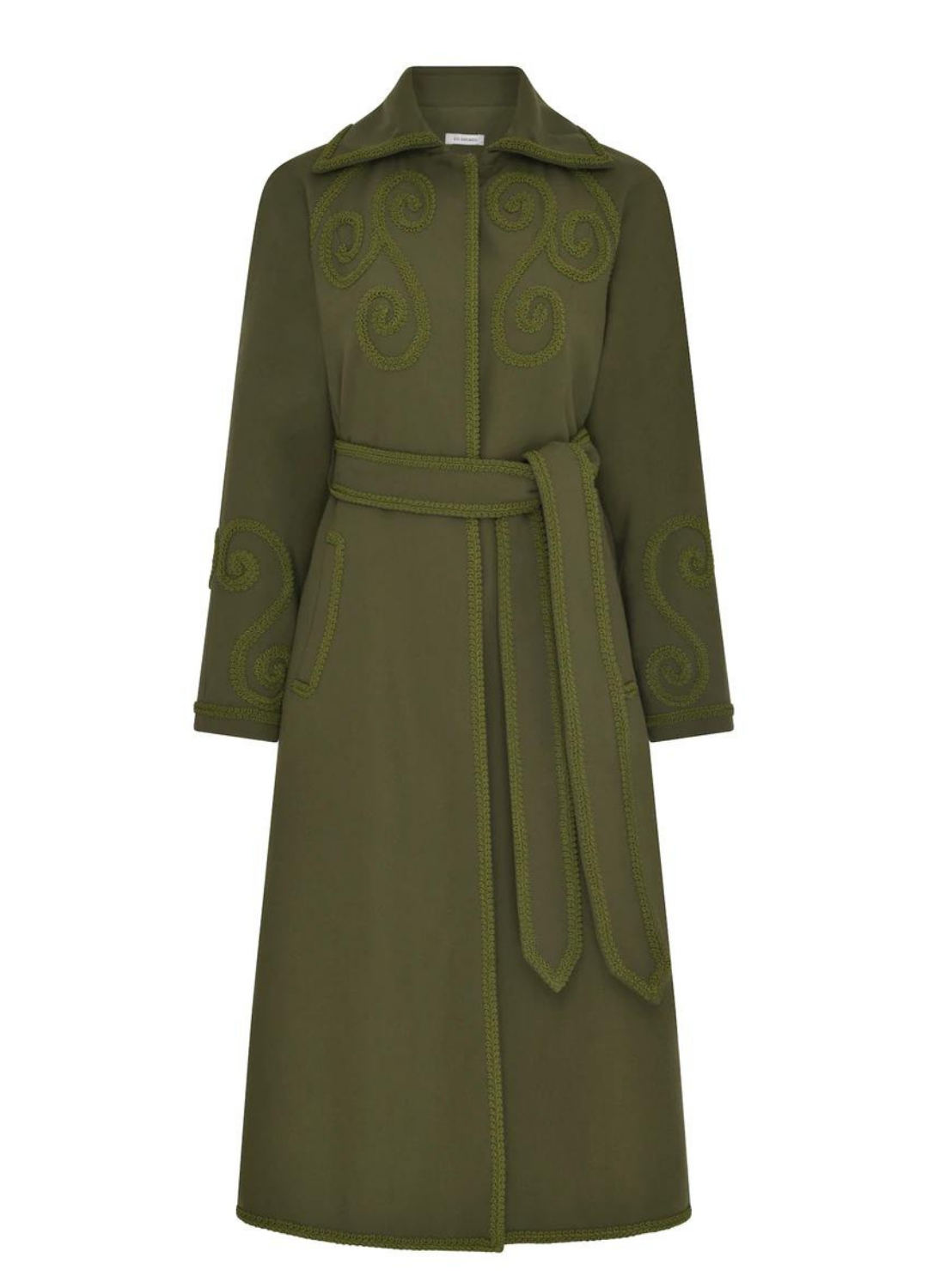 Poppy Wool Coat Green