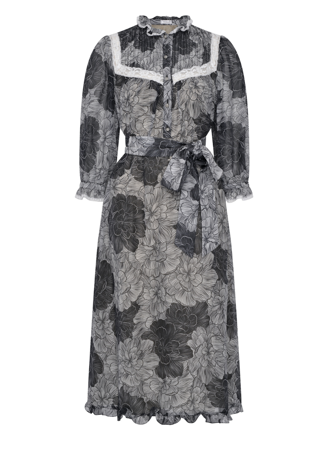 Ivette Cotton Silk Dress