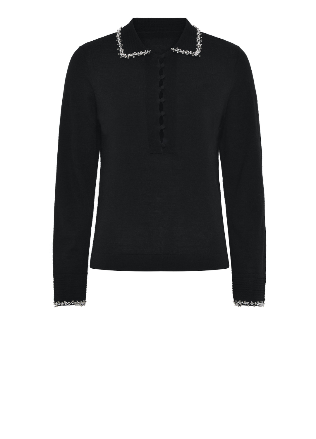 Grace Wool Cashmere Jumper - Black