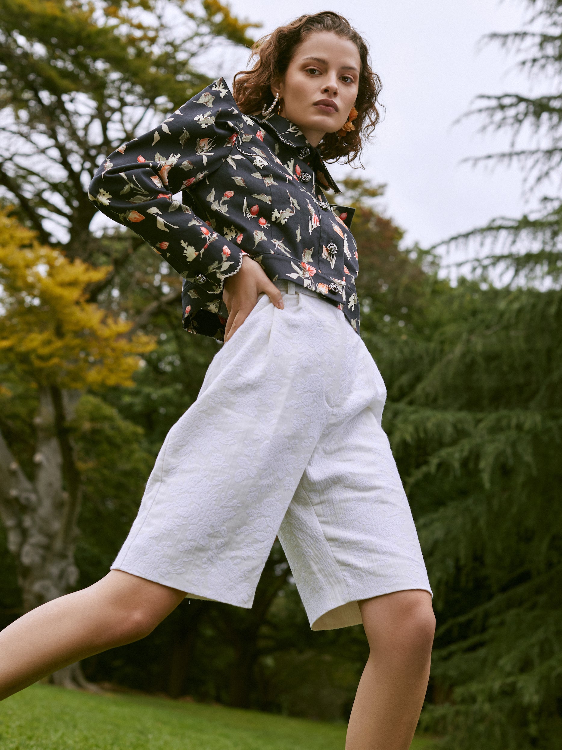 Celeste Cotton Shorts